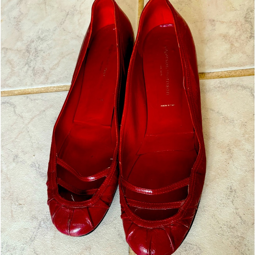 Red size 9 Sigerson Morrison flats